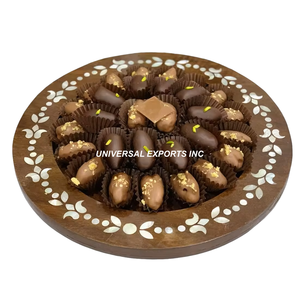Wooden Rectangle Sustainable Decorative Multi-functional Serving Tray High Quality Handmade Designer Luxury Eco-Friendly - Product Image 5