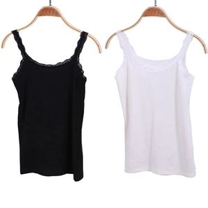 Sexy doux coton débardeurs femmes solide sans manches dentelle gilet chaud Camisole mince gilet haut recadrée décontracté Cool charmant dames cadeaux - Product Image 2