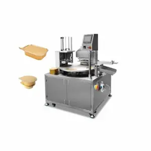 Food Factory Batch Processing Disposable Fast Food Sealing Packaging Automatic Aluminum Foil Box Heat Sealing Machine