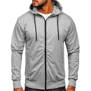 Men Zip up Plain Full Zipper Fleece Thermal Sweatshirt for Winter Hoodies - Product Image 3