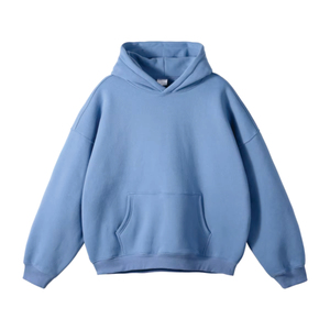 Sweat à capuche délavé à l'acide et sweat-shirt grande taille pour hommes Collection hiver style mode court à épaules tombantes-100% coton - Product Image 4