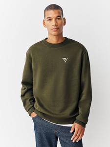 OEM Nuevo diseño elegante Hombres Sudadera de cuello redondo Jersey de manga larga Casual Plain Fleece Top Ropa deportiva cómoda - Product Image 2