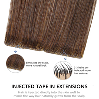 Fournisseur propose en gros des extensions de cheveux humains 100% Remy de haute qualité de la marque YAMEI, grand stock, machine à tisser par injection de mèches.