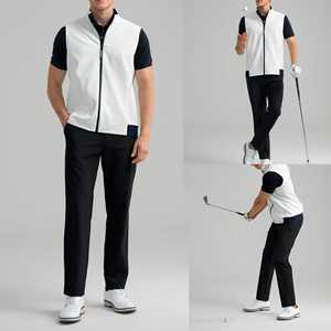 Pantalones de Golf Lavados para Hombre, Diseñados para un Movimiento Suave, Comodidad Transpirable y Ajuste Relajado Durante las Rutinas Deportivas Diarias - Product Image 4