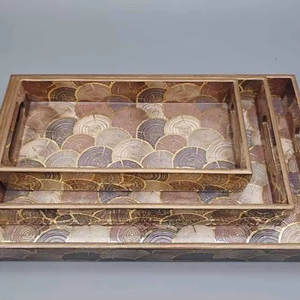 Plateau de service en bois MDF avec revêtement émaillé, design, pour hôtels et restaurants, articles de cuisine, plateau de table, haute qualité - Product Image 1