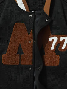Precio al por mayor Versity chaqueta por encargo en Pakistán fabricación hecha con logotipo de talla grande chaqueta Letterman barata para los hombres - Product Image 2