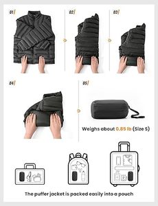 Chaqueta acolchada personalizada de talla grande para hombre, ropa de calle de invierno, chaqueta acolchada personalizada con logotipo en relieve Unisex para hombre de alta calidad - Product Image 5