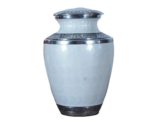 Urna de cremación hecha a mano de aluminio, recuerdo funerario conmemorativo para adultos para hombres, mujeres y adultos, urna para hombres y mujeres - Product Image 2
