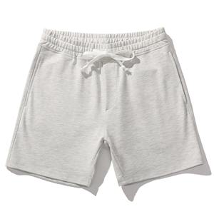 กางเกงขาสั้นลำลองผู้ชาย ผ้าโพลีเอสเตอร์/คอตตอน ระบายอากาศได้ดี ผ้าถัก สำหรับออกกำลังกาย เอวยางยืด มีเชือกผูก - Product Image 5