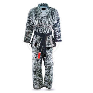 Kimono de Jiu-Jitsu en coton de qualité professionnelle, personnalisable, multicolores, vente chaude, combinaisons de Jiu-Jitsu BJJ, uniformes de judo - Product Image 3