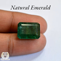 HAYAAT GEMS HG-102 Vente à l'exportation Nouveau design pour la fabrication de bijoux Jade naturel vert Taille octogonale lâche 8-12mm 5-10 carats Vente en gros