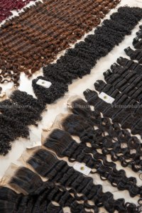 Extensiones de Cabello Humano Ondulado de Donante con Buenas Texturas, Trama Simple y Doble, Cosidas a Máquina - Product Image 2
