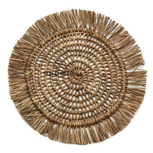 เสื่อรองจานผักตบชวาสานธรรมชาติแบบถักกันลื่น - Product Image 6