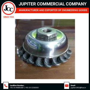 Công nghiệp Lớp 3 \ "uốn thép đánh bóng rỉ sét loại bỏ cup bàn chải tùy chỉnh OEM làm sạch & đánh bóng công cụ ở mức giá thấp - Product Image 2