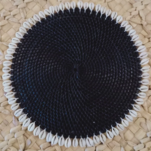 Must-Have Handicraft 100% Napperon en rotin écologique avec coquille Couleur naturelle Décoration de table Fait à la main en gros au Vietnam - Product Image 6