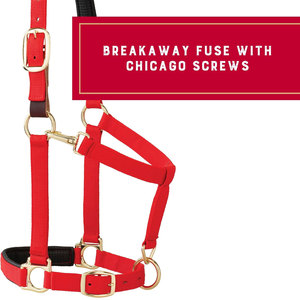 Breakaway เชือกแขวนคอม้าโฟมสายคาดคางแบบปรับได้สายรัดคอเชือกม้าม้าฝึกม้าเชือกผูกคอขนาดเฉลี่ย - Product Image 3