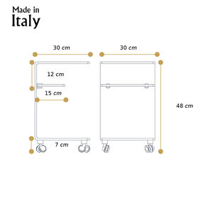 LINEA Design italien Table de chevet moderne en acrylique transparent Mobilier de chambre à coucher réglable en plastique pour usage domestique - Product Image 4