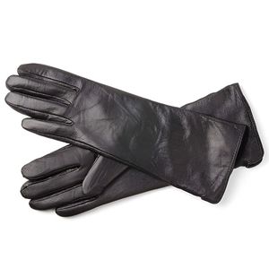 Gants longs en cuir pour écran tactile, pour femmes, opéra, noir, blanc, rouge, marron, vert, violet, bleu, rose, gris, beige, OEM - Product Image 3