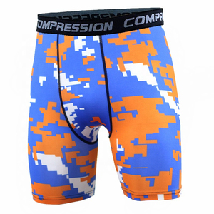 Pantalones Cortos de Compresión Sublimados, Venta Caliente, Ropa Deportiva al por Mayor, Pantalones Cortos de Compresión para Gimnasio y Fitness - Product Image 1