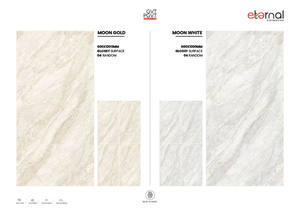 Azulejos de Porcelana de Primera Clase de 600x1200 mm, Acabado Ónix Suave, Panel Grande Moderno, Pisos de Lujo - Product Image 3