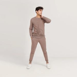 Vente en gros de survêtements deux pièces personnalisés pour hommes 100% en molleton de coton - Product Image 4