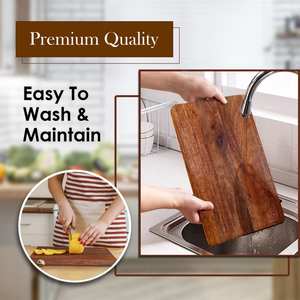 Planche à découper personnalisée Butcher Block gravée Design personnalisé Cadeaux de réunion de famille Idées cadeaux uniques 2024 - Product Image 2