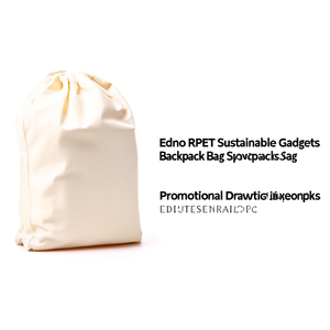 Zaino Ecologico Edno in RPET, Borsa Promozionale con Coulisse per Sport e Tempo Libero - Product Image 3