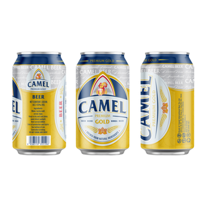 กระป๋องเบียร์330มล. เครื่องดื่มแอลกอฮอล์เกรดพรีเมี่ยมอูฐสีทองเข้ม - Product Image 5