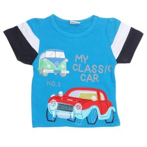 Camiseta para Bebé Recién Nacido - Azul - Product Image 1