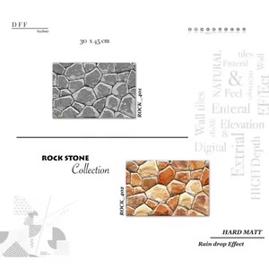 OEM 300x450mm 3D Natural <b>Stone</b> Satin Matte Ceramic Wall Tiles 30x45 Digital Glazed Porcelain Cladding Elevation Exterior Tiles - Product Image 2