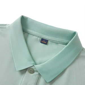 Prix de gros 200gsm polyester coton uni blanc logo personnalisé hommes polos imprimé tenue décontracté polo t-shirt pour hommes - Product Image 5