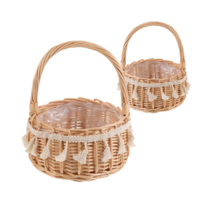 Hot Item!!! Handwoven Rattan Vietnamese Finest VINTAGE COUNTRY <b>BASKET</b> <b>Easter</b> Egg <b>Gift</b> Picnic <b>Basket</b> With Factory Direct Price - Product Image 1