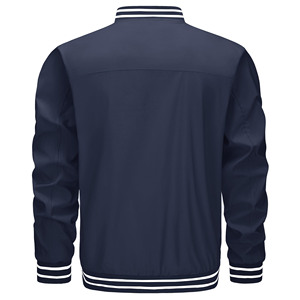 100% Polyester polaire tissu Baseball Varsity veste Streetwear grande taille logo personnalisable jeunesse Vintage Baseball veste pour hommes - Product Image 6