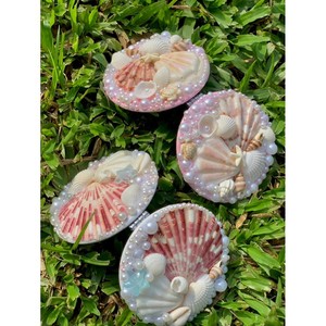 กระจกเปลือกหอยทำด้วยมือจากเปลือกหอยธรรมชาติสำหรับตกแต่งบ้านและใช้ในเวียดนาม - Product Image 2