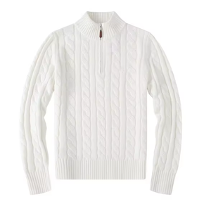 Pulls à col roulé personnalisés de couleur unie Fabricant OEM Vente en gros Pulls tricotés Fournisseur direct usine Chaud Confortable Printemps - Product Image 5