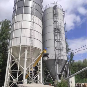 Silo de cemento de acero industrial de alta capacidad de 200 toneladas para almacenamiento de materiales a granel para proyectos de construcción e ingeniería - Product Image 1