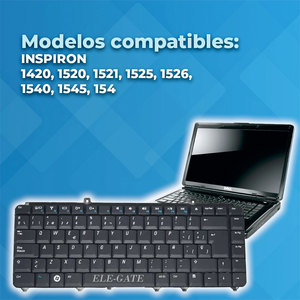 Teclado de Repuesto para Portátil DELL Inspiron 1525/1545, Membrana de Plástico, Teclado Virtual en Inglés y Español, Nuevo - Product Image 4