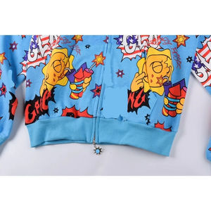 เสื้อฮู้ดผู้ชายขนแกะสีทึบ400ก. ดีไซน์ซับลิเมตแบบเต็มตัวออกแบบได้ตามต้องการ - Product Image 6