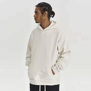 Sudadera con capucha supergrande para hombre de alta calidad personalizada al por mayor, sudadera con hombros descubiertos de 450g y Sudadera con capucha para hombre - Product Image 2