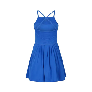 Robe de tennis sans manches pour femmes avec jupe en tissu léger pour les clubs de sport et les matchs d'école - Product Image 1