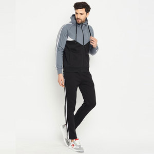 Premium Quality Solid Color Custom Men <b>Tracksuits</b> 100% <b>Polyester</b> <b>Tracksuit</b> For Men Elastic Waist Full Sleeve <b>Tracksuits</b> - Product Image 4