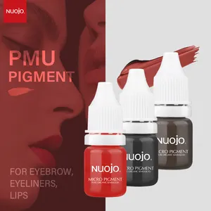 Famisoo Sample 5ml Pmu Pigment Lip Eyeliner Eyebrow Tattoo Ink Semi Permanent Makeup Blend Pigments Microblading Color Kit