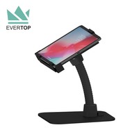 LST04B-E 7.9-11" Dudukan Tablet Desktop Fleksibel dengan Pengunci, Kios Tablet Android, Penyangga Tablet PC Universal yang Dapat Dikunci