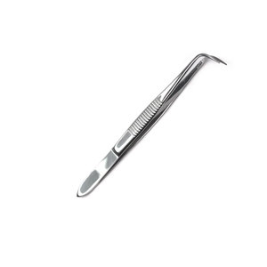 Pinzas de pestañas de volumen Puntas de fibra Injerto de pestañas Nano Grip Venta caliente Pinzas de pestañas de punta de 90 grados para la venta - Product Image 3