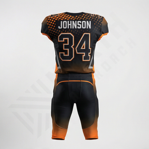 Conjunto de Uniforme de Fútbol Americano de 12 Paneles, Ropa Deportiva Personalizada con Estampado, Ropa Atlética de Alto Rendimiento Profesional, Talla Grande - Product Image 2