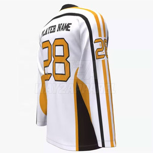 รับผลิตเสื้อฮอกกี้น้ำแข็งแบบ OEM ออกแบบเสื้อฮอกกี้น้ำแข็งของคุณเอง พร้อมบริการพิมพ์ลายและปักโลโก้ - Product Image 2