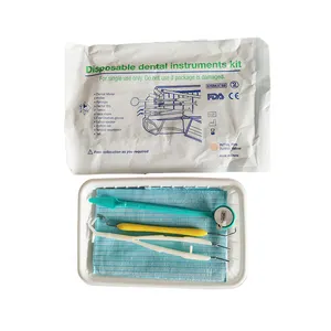 Factory wholesale DENTAL DIY disposable instruments kit dental examination kit dental sets
