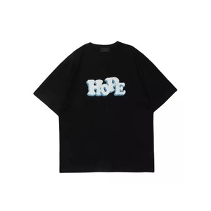 <span class=keywords><strong>T</strong></span>-<span class=keywords><strong>shirt</strong></span> da <span class=keywords><strong>uomo</strong></span> Casual di ultima moda estiva con ricamo con lettere di marca in cotone 100% a maglia di colore personalizzato - Product Image 4