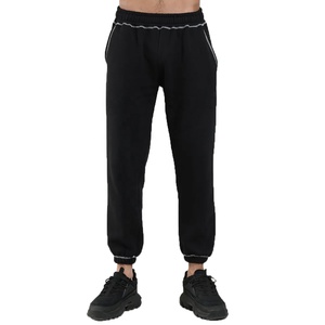 Pantalons de survêtement d'hiver pour hommes 2026, pantalons de jogging décontractés à cordon de serrage, bas droit, uni, teinture unie, pantalons de survêtement en tricot - Product Image 6