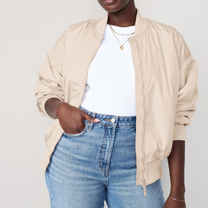 2025, venta al por mayor, chaqueta de invierno sólida para mujer, chaqueta Bomber, abrigo de burbujas, chaquetas Bomber gruesas con cremallera para mujer, ropa de calle - Product Image 4